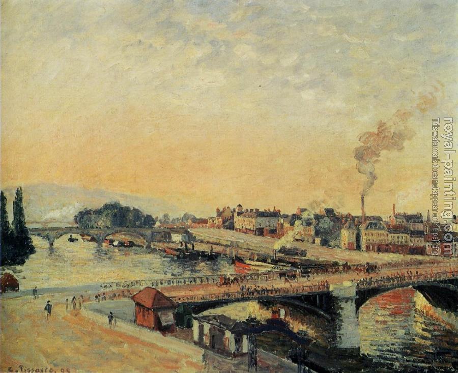 Camille Pissarro : Sunrise, Rouen Camille Pissarro : Sunrise, Rouen